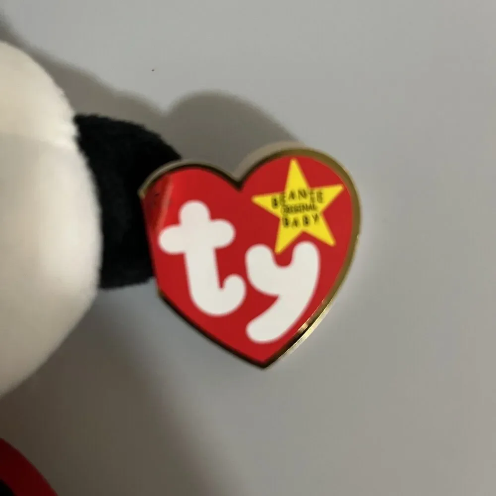 TY Beanie Baby Panda Bear Fortune 1997 Tag Errors Rare Retired