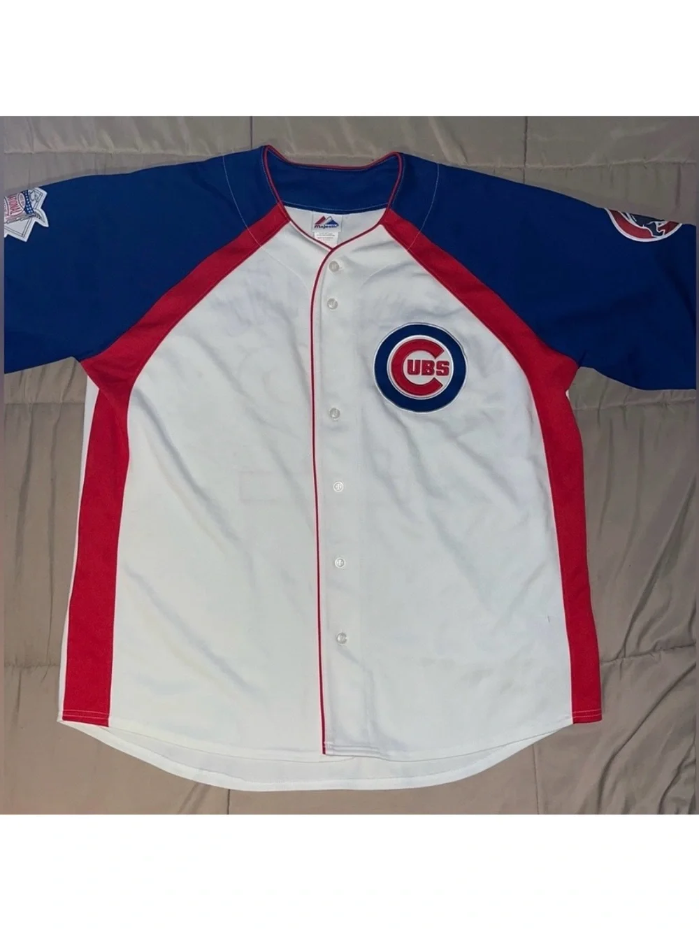 Chicago Cubs Alfonso Soriano No. 12 Majestic MLB Authentic Retro Baseball Jersey