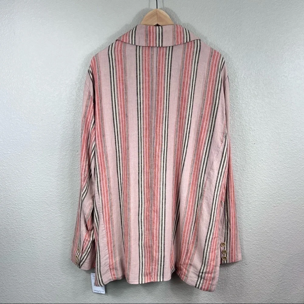 NWT Free People Simply Stripe Blazer