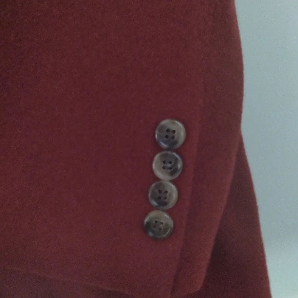 Bill‎ Blass Classic Camel Hair Rust Men's Fall Winter Vintage Blazer