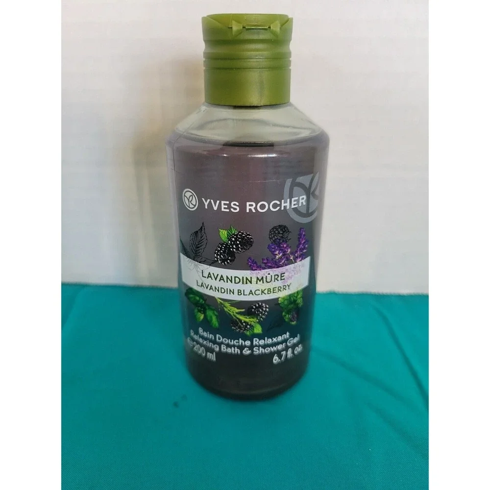 Yves Rocher‎ Lavandin Blackberry Relaxing Bath & Shower Gel 6.7 fl oz