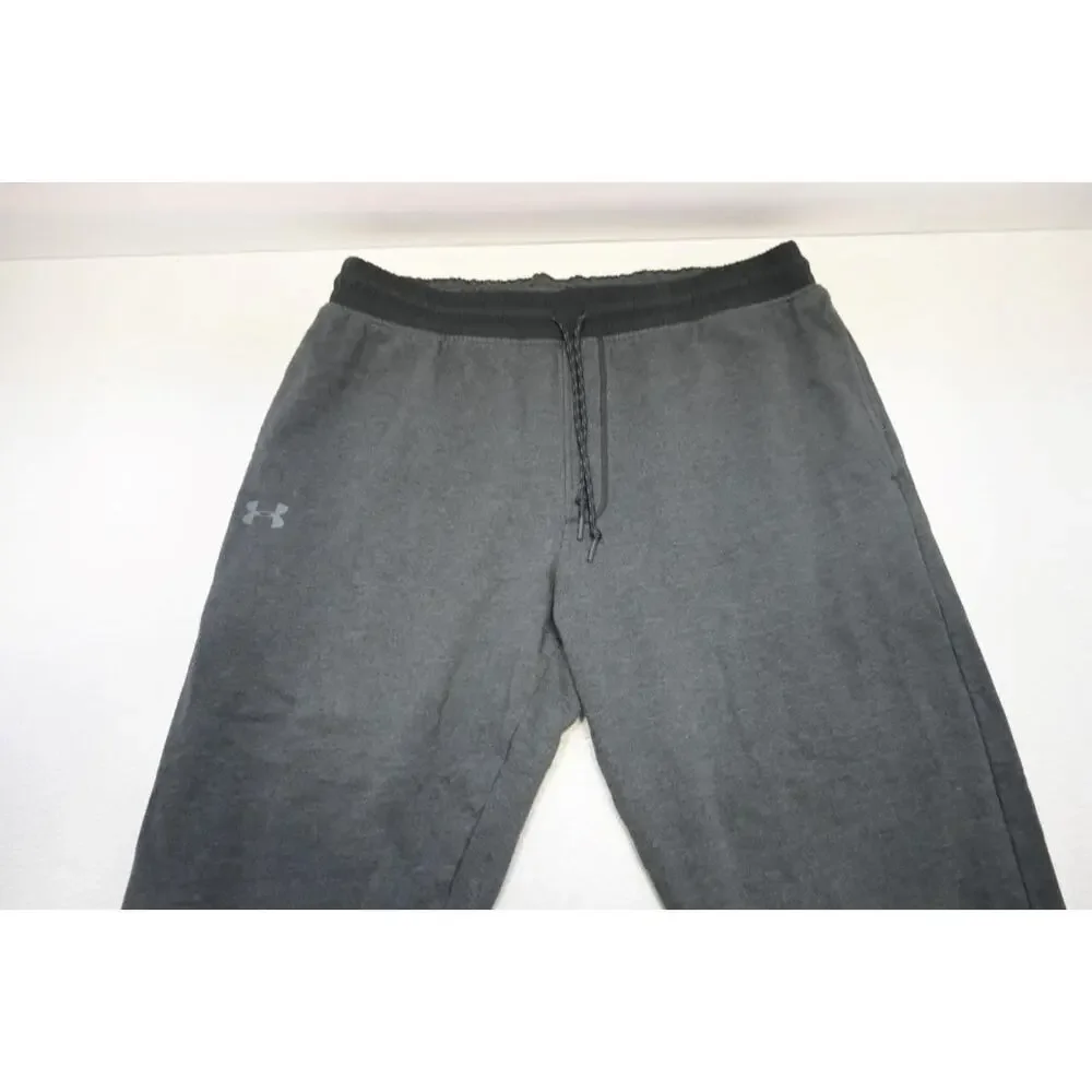 Under Armour Sweat Pants Fleece Loose Tapered‎ Athletic W/Pockets Mens Size XL