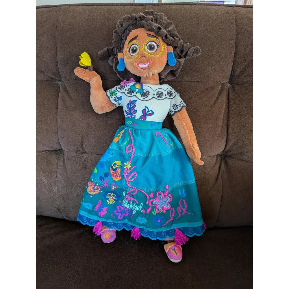 Disney Encanto Mirabel Madrigal Plush Doll Yellow Butterfly Teal‎ Skirt 958544