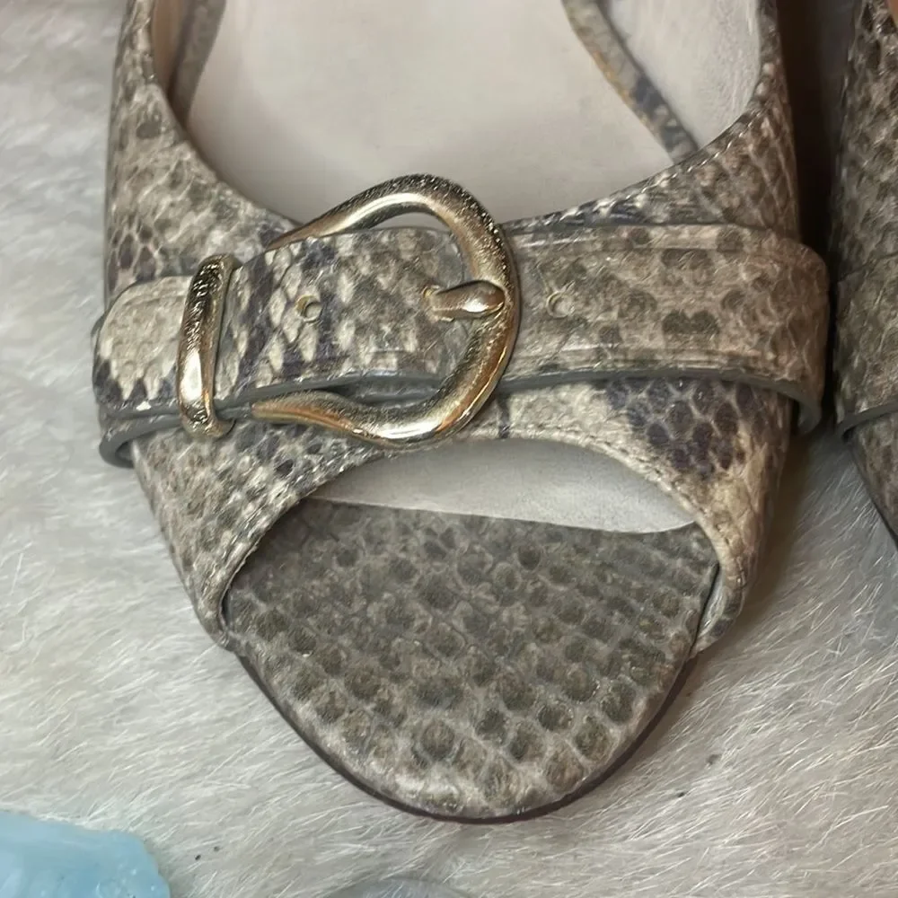 Cole Haan snakeskin shoes
