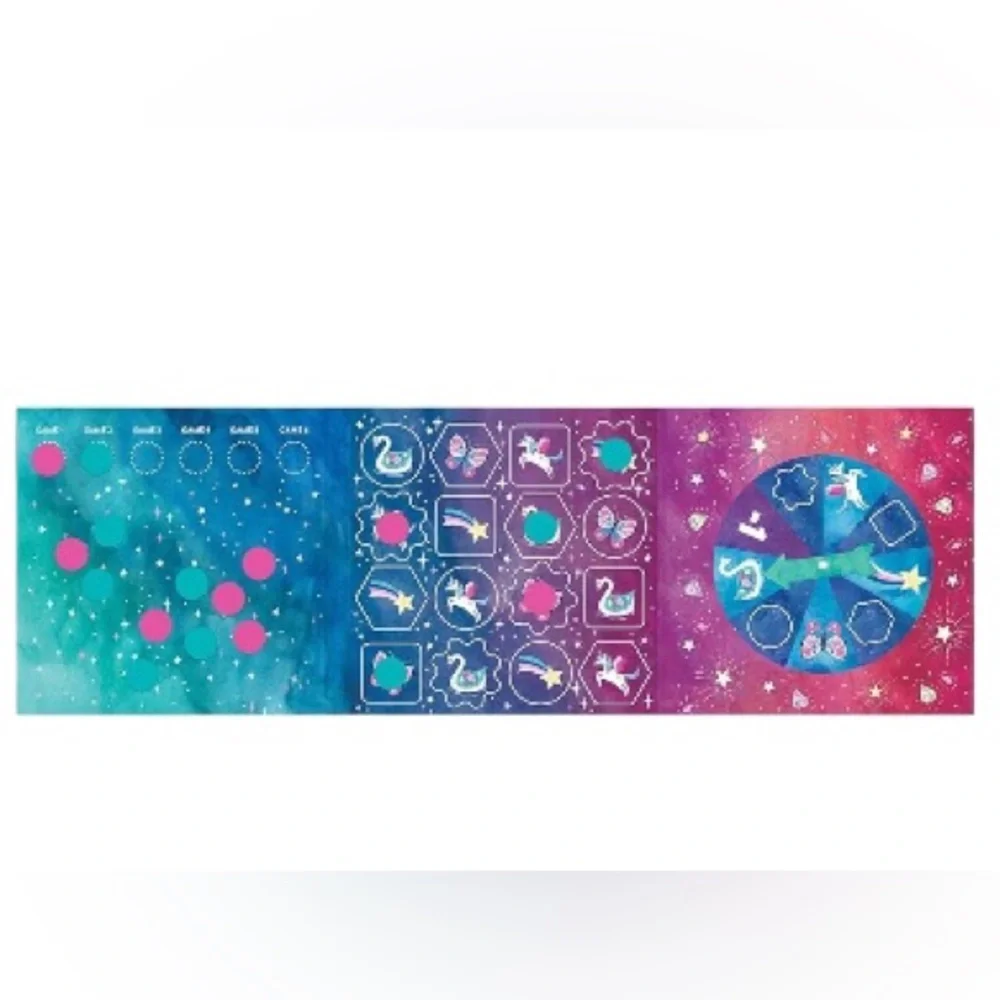 Unicorn Magic 4-in-a-Row Magnetic Board Game‎ Perfect for travel Kids 5 To 10