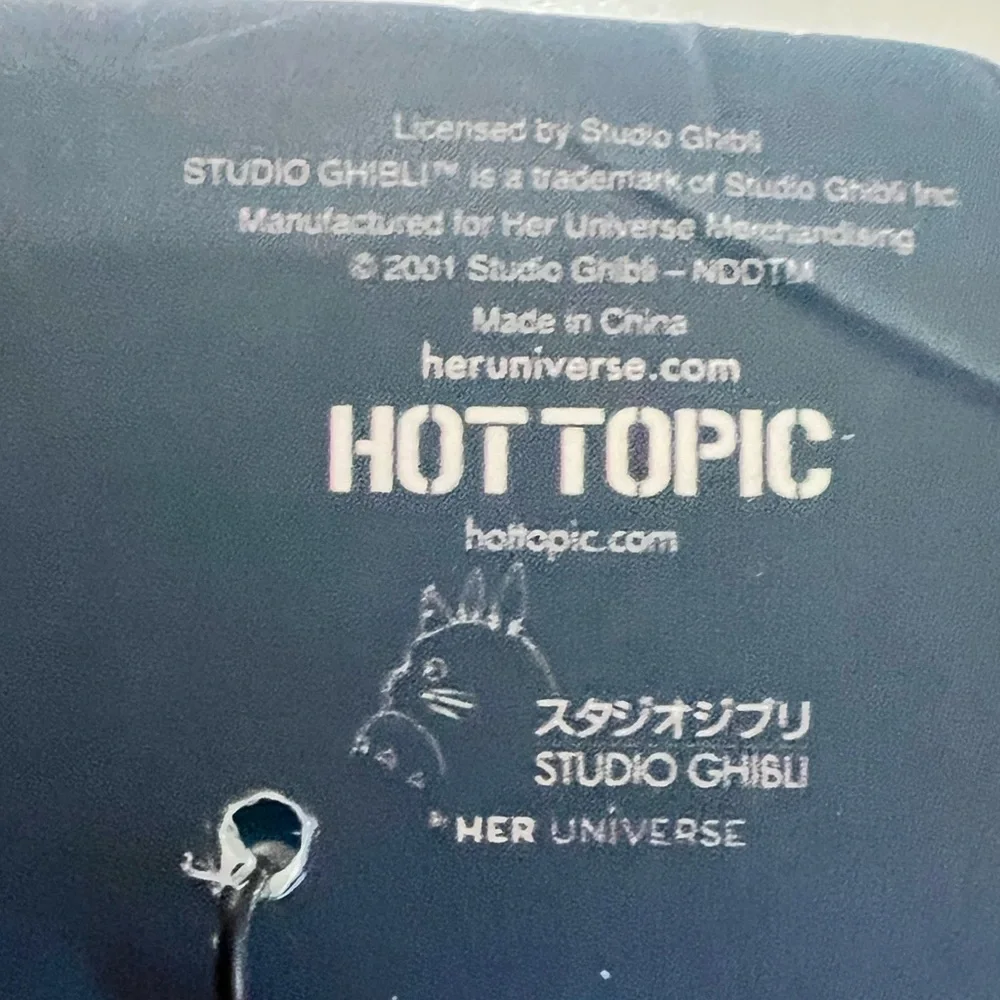 Hot Topic y2K Studio Ghibli Spirited Away Haku Dragon clip on ear cuffs. NWT
