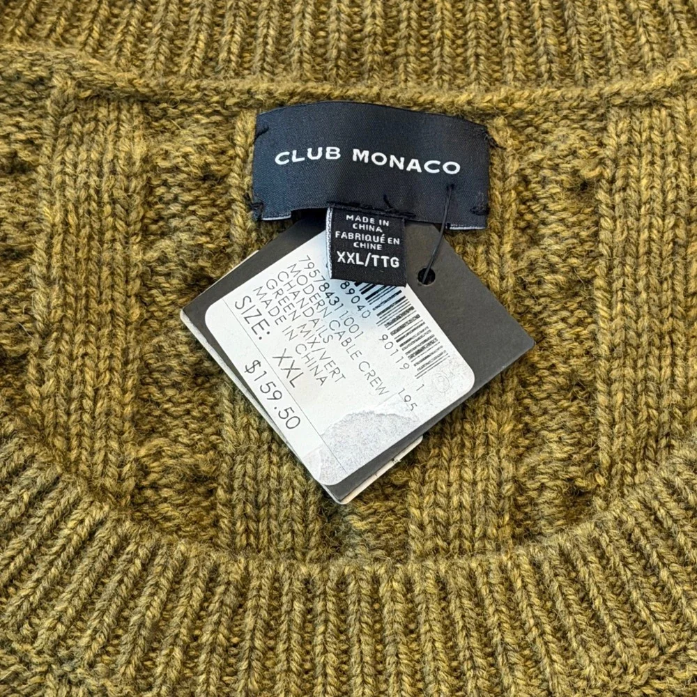 Club Monaco measurements pit