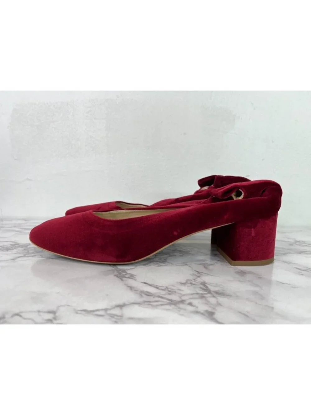 Everlane Women's The Italian Leather Red Heel Size 9.5