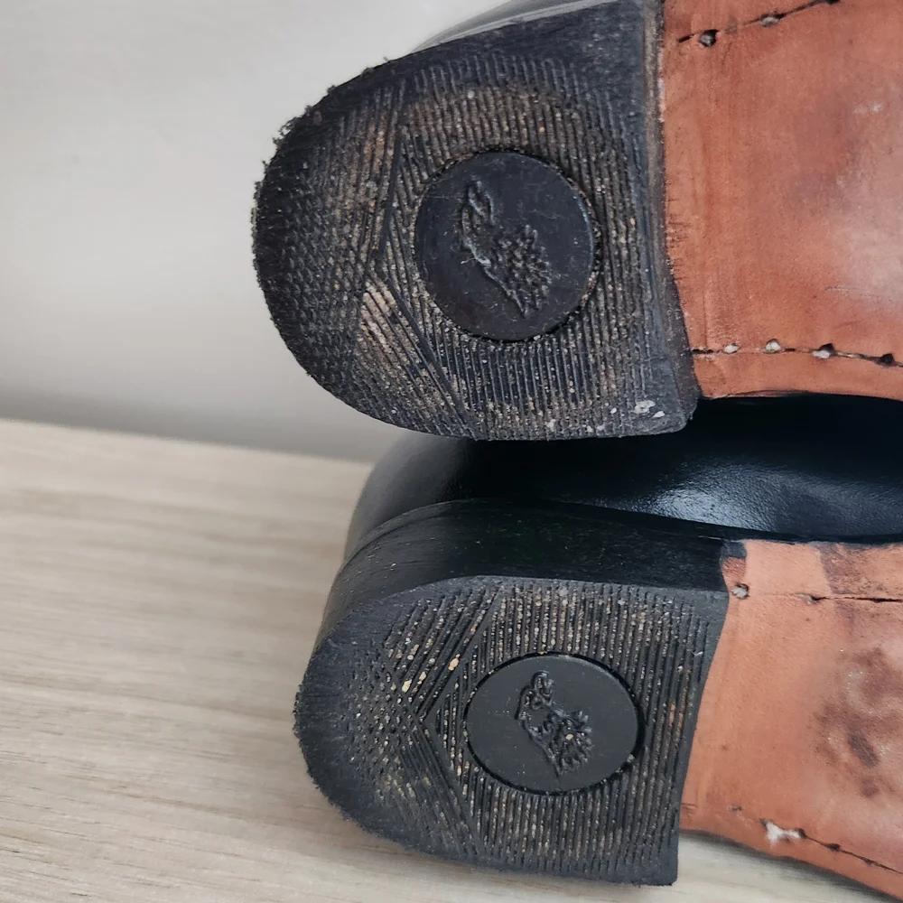 Botas Cuevas Black‎ Leather Chelsea Boots Kids Size 9
