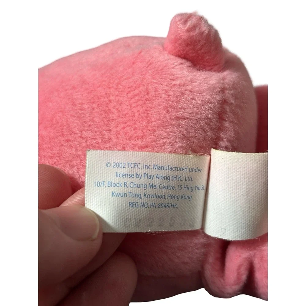 Care Bears‎ Love-a-Lot Pink Plush 2002 Play Along Interlocking Hearts 8 inch