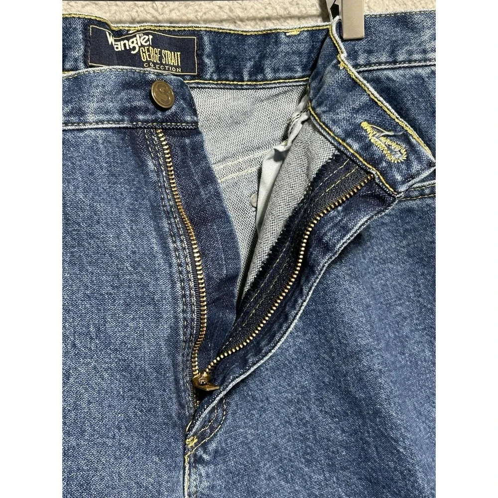 Wrangler George Strait Mens 35x32 13MGSHD Cowboy‎ Cut Rodeo Denim Jeans EUC
