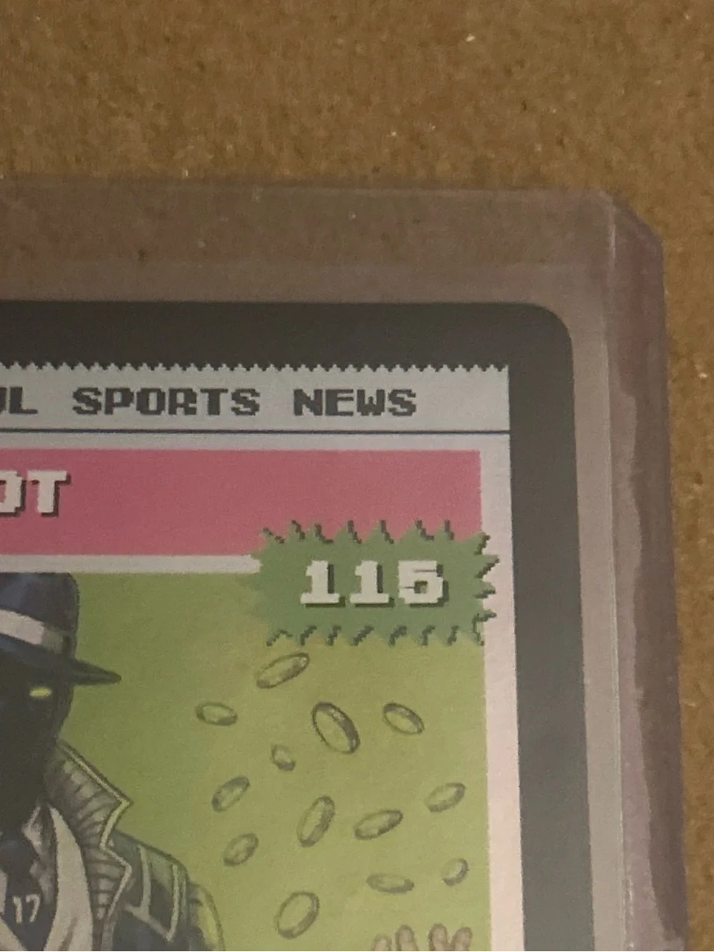 Coinslot Tecmo Bowl Bo Jackson Battle Arena 115 Power Glow N237 SSP