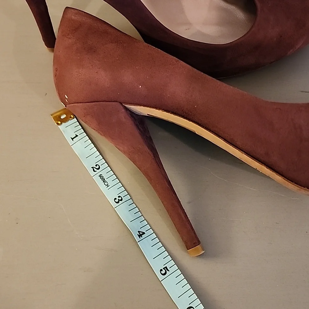 Dior Elegant Burgundy Stiletto  High Heels