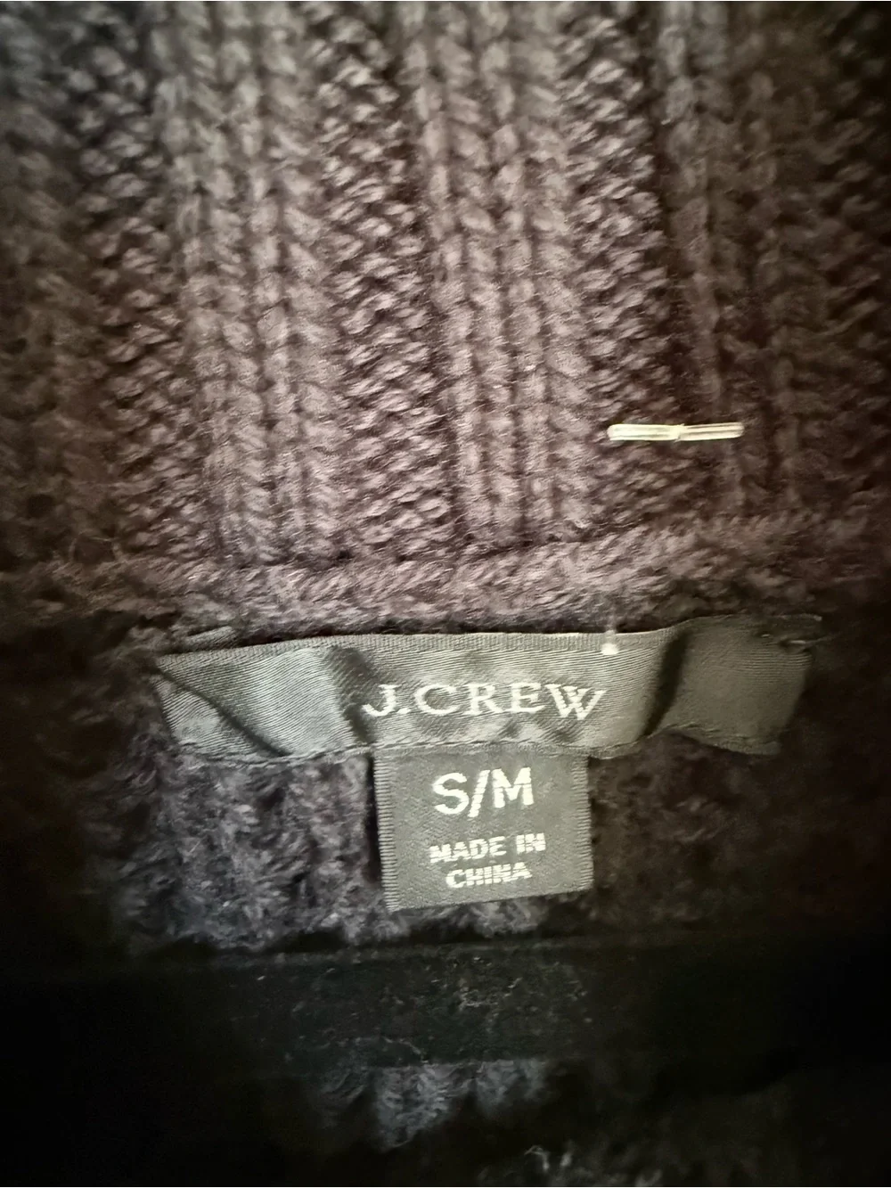J. Crew thick knit