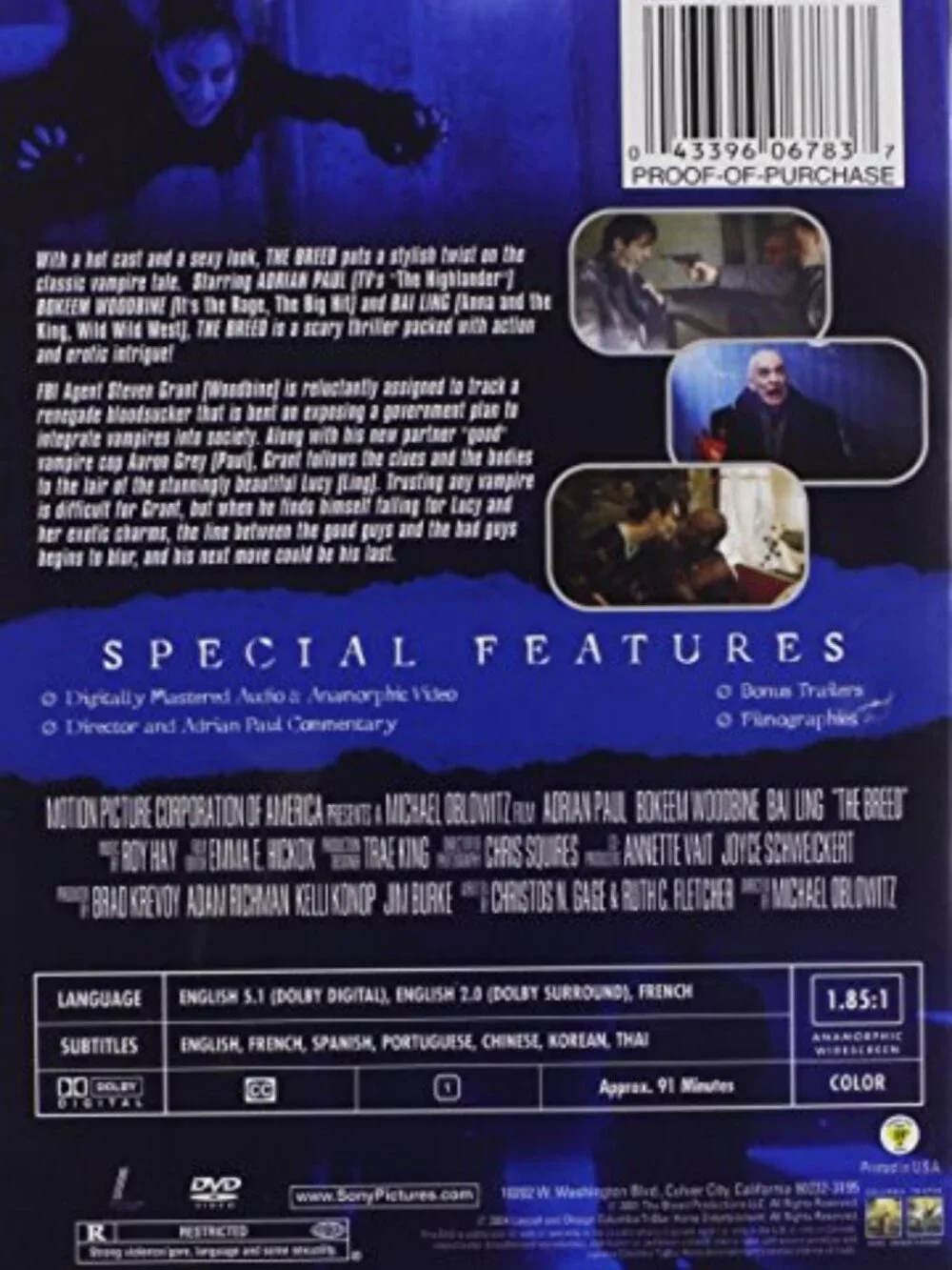 Sony Pictures breed dvd