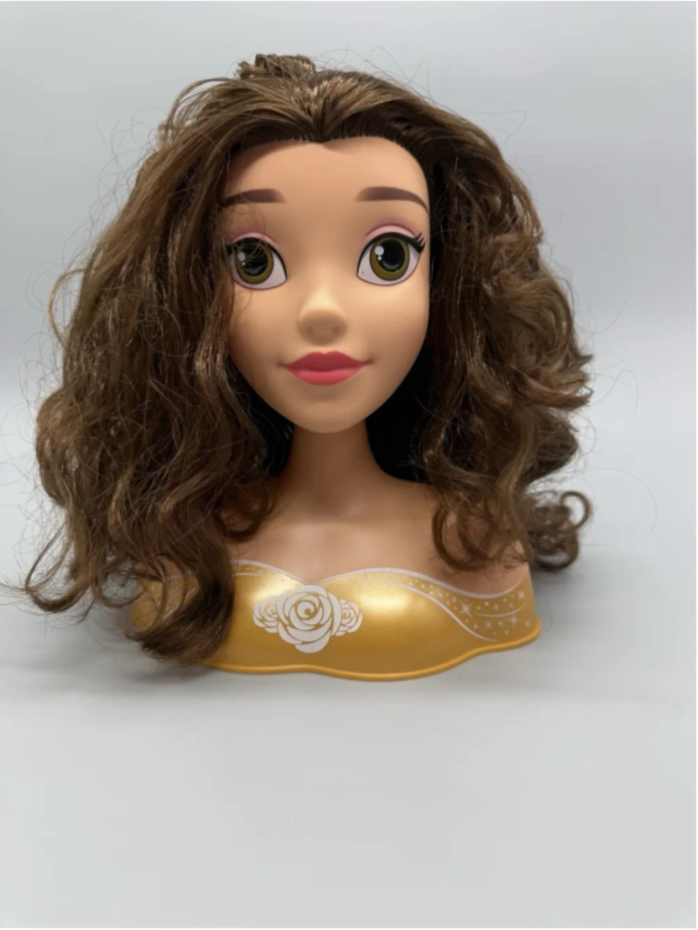 Disney Princess Belle Styling Head & Vanity Set Play Pretend Hair Set Accessory