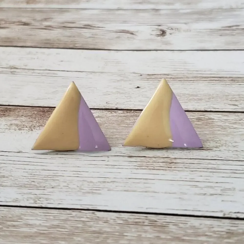 Vintage clip earrings
