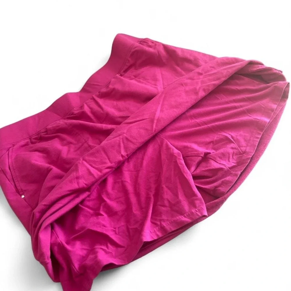 Sport Savvy Hot Pink Tennis Skort XL | Athletic Mini Skirt with Built-In Shorts