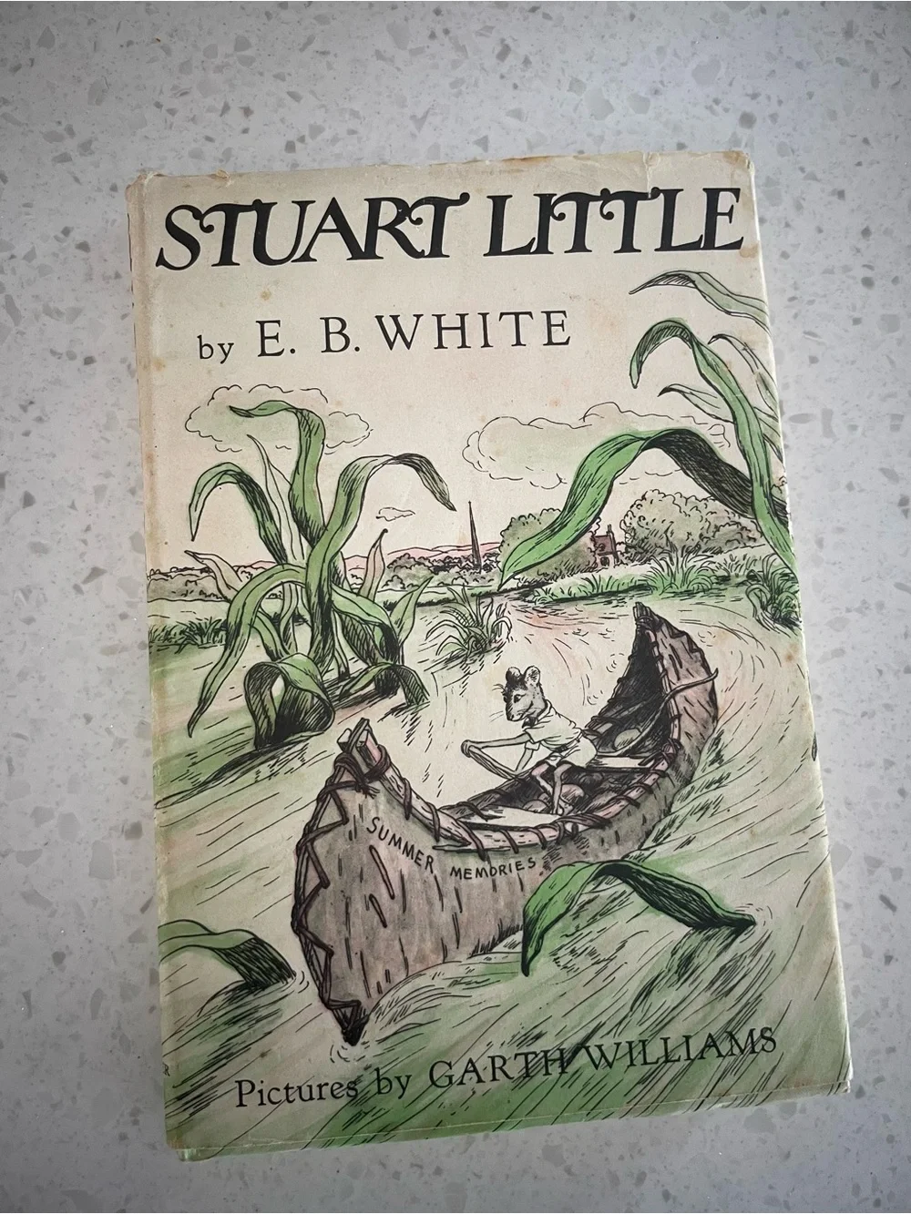 Vintage Stuart Little Hardback Book Cover 1945 - see photos