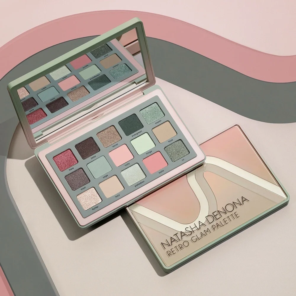 NEW Natasha Denona Glam RETRO GLAM EYESHADOW PALETTE PRO-LEVEL PIGMENTS $69 O/S