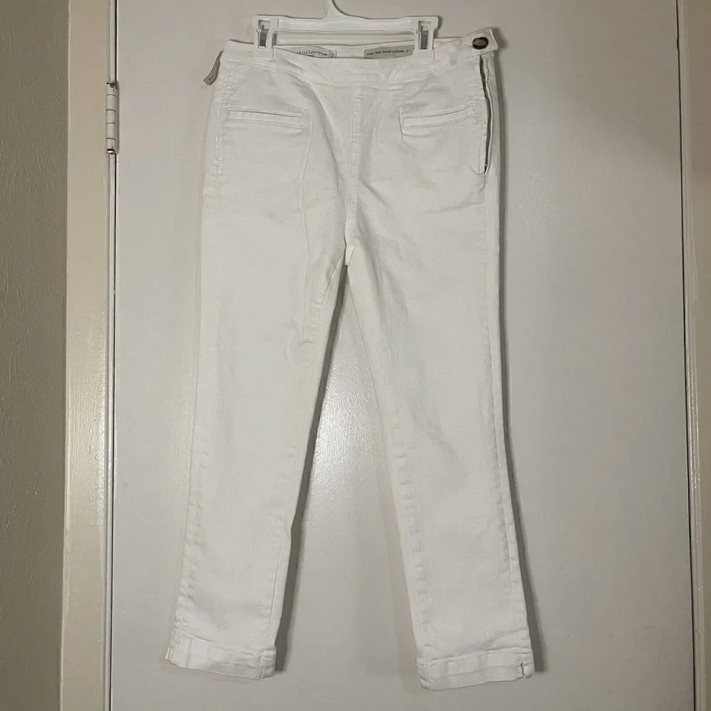 Pilcro and the Letterpress High rise denim white leggings size 28