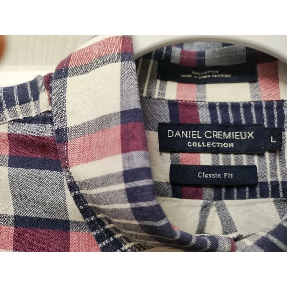 Daniel Cremieux Collection Men's Large Floral/Paisley And Striped Long Sleeve