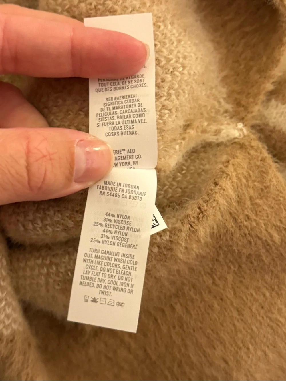 Aerie Leopard‎ Buttercream Sweater