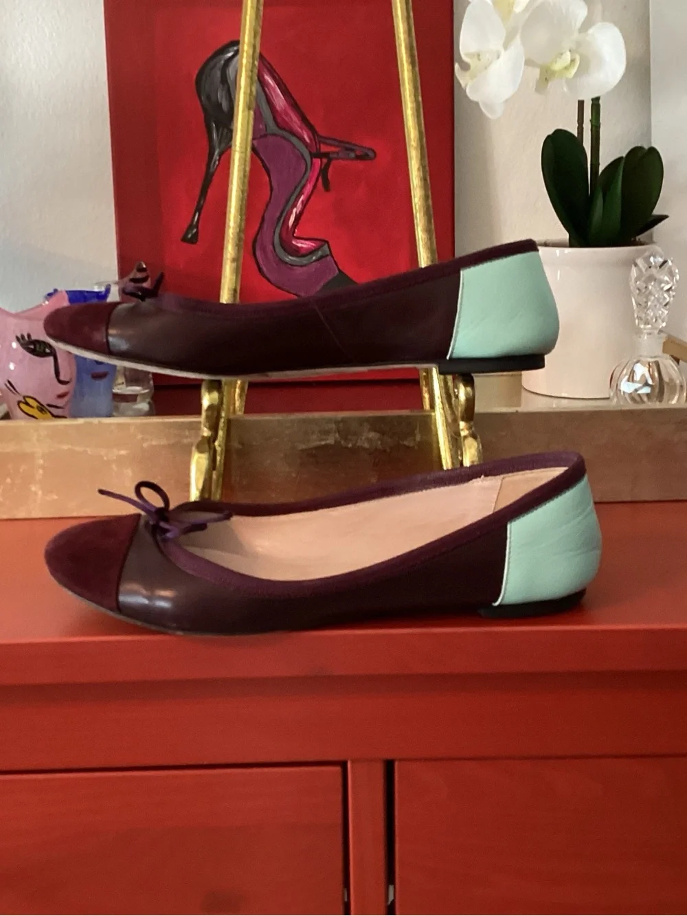 Barneys New York CO-OP chic burgundy