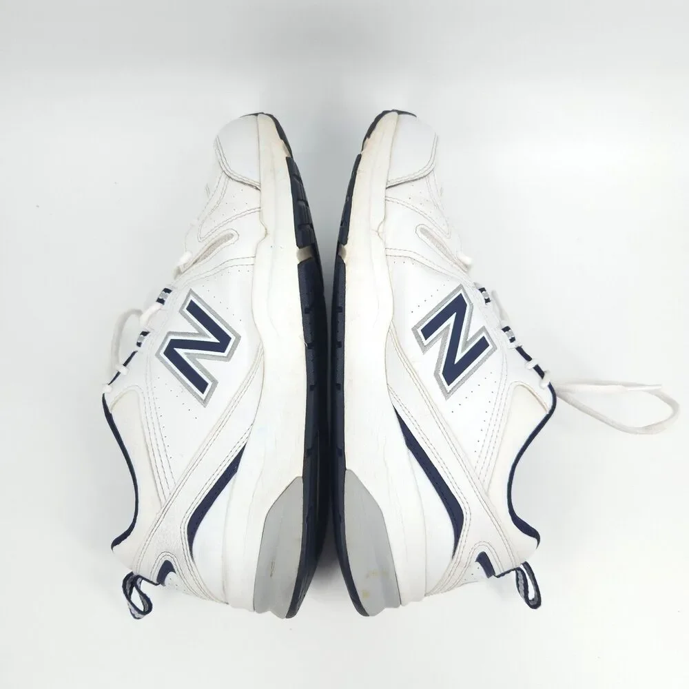 New Balance 608 V5 Shoes Mens Size 10.5 White Blue Athletic Training MX608WN5