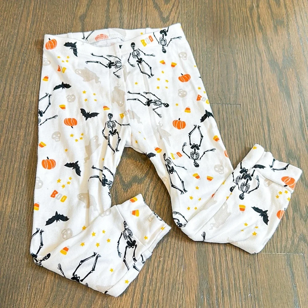 babyGap Organic Cotton Halloween Skeleton Pajama Set | 2T