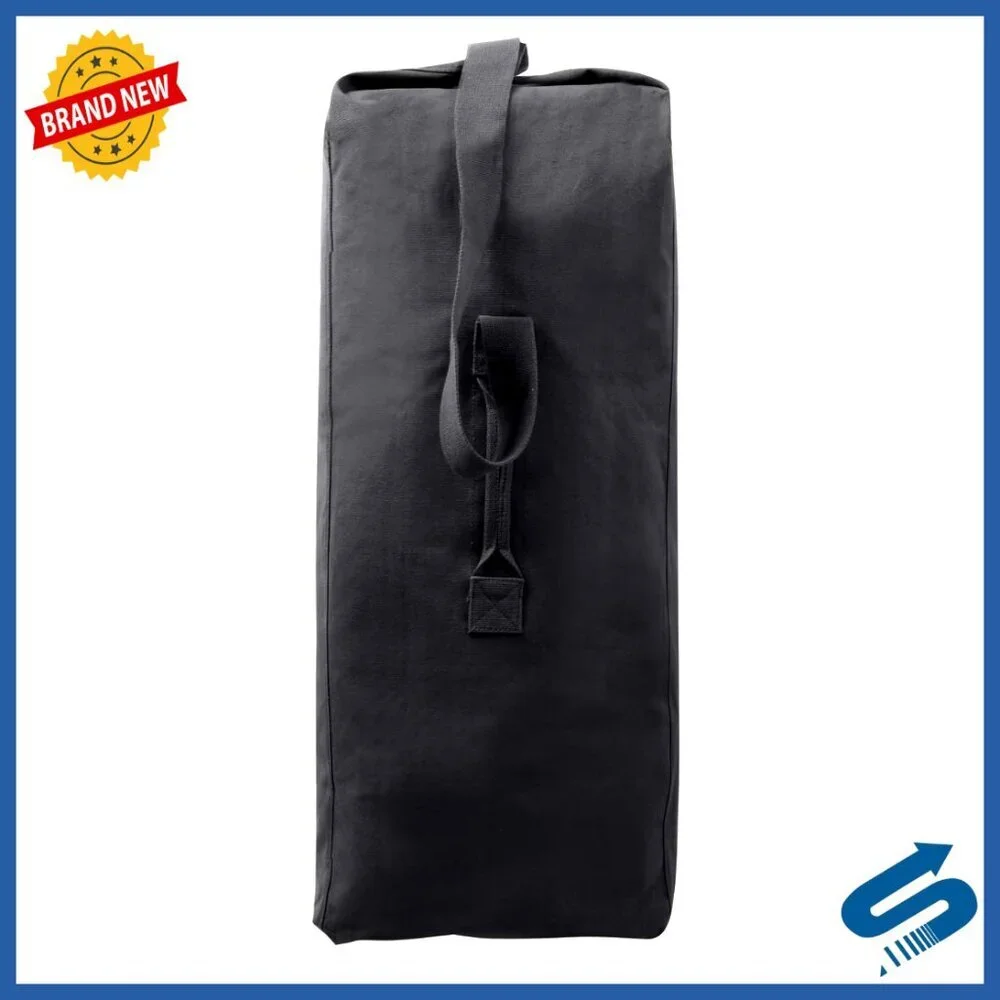 Top Load Canvas Duffle Bag Rugged Travel Gear Classic Minimal Adventure Ready