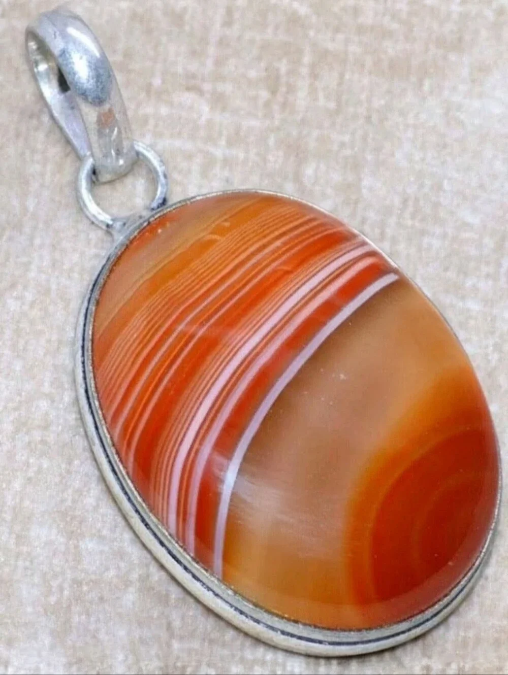 Sardonyx Gemstone Jewelry 925 Sterling Silver Handmade Pendant Necklace