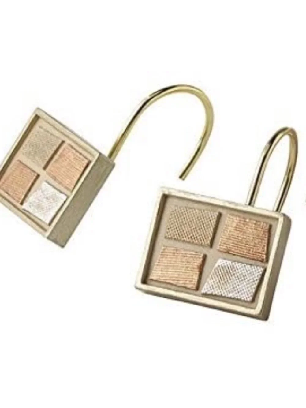 Mosaic Stone Bronze Shower Hooks by Popular Bath Set of Resin 12 Hooks NEW