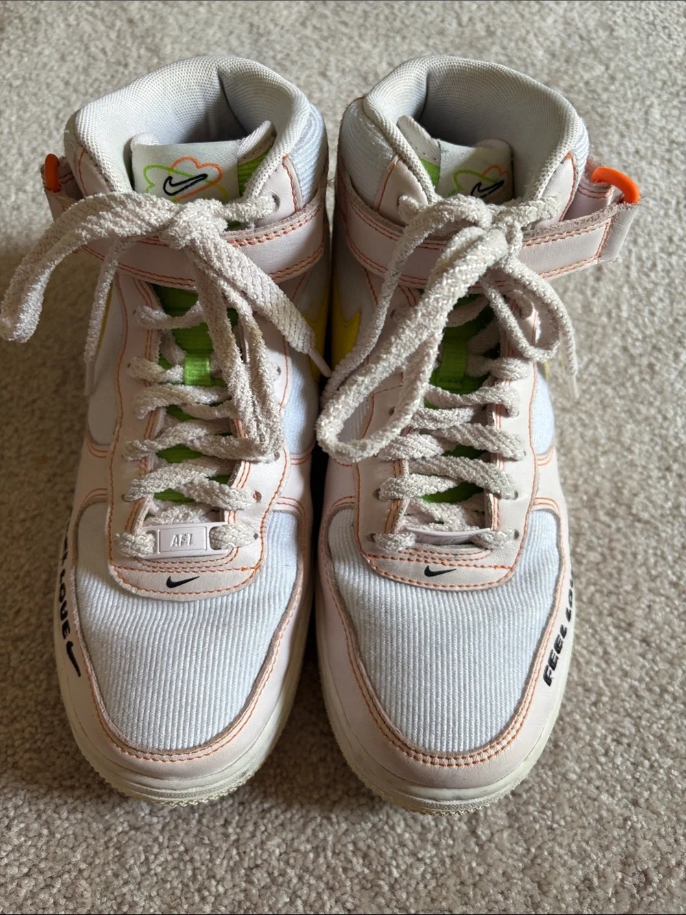 Nike Air Force White Athletic Sneaker size 8.5