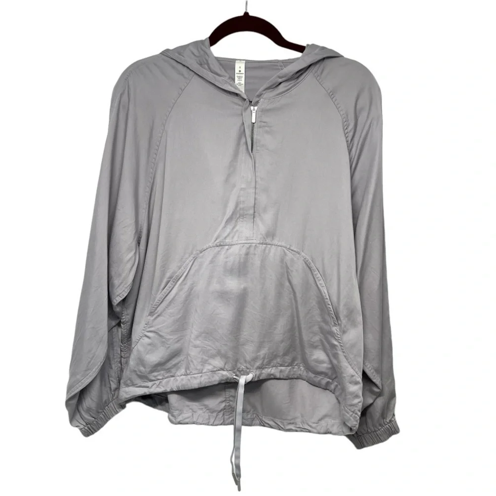 Lululemon City Stroll Stargaze Lavender Lightweight Tencel CasualHoodie Womens 6