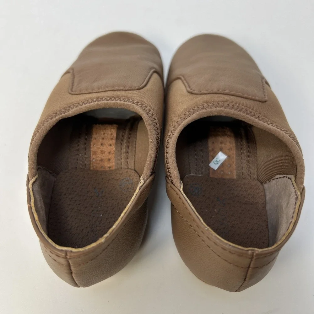 Capezio Kids Jazz Glove Jazz Shoe Skintone Tan Size 12 M Toddler Slip‎ On NIB