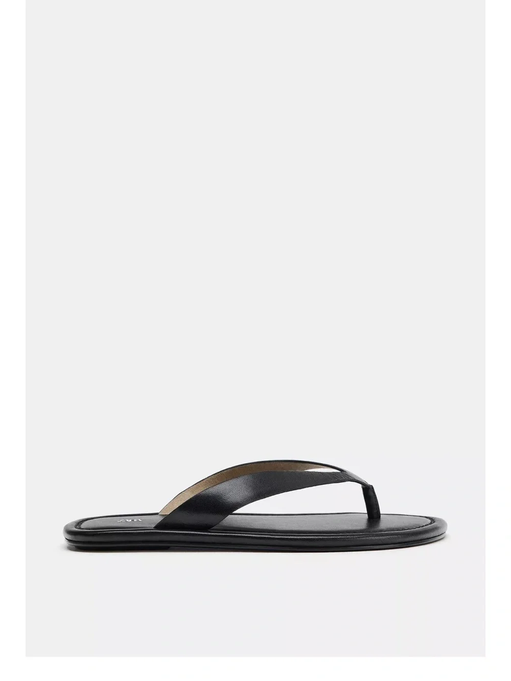 Zara leather flip