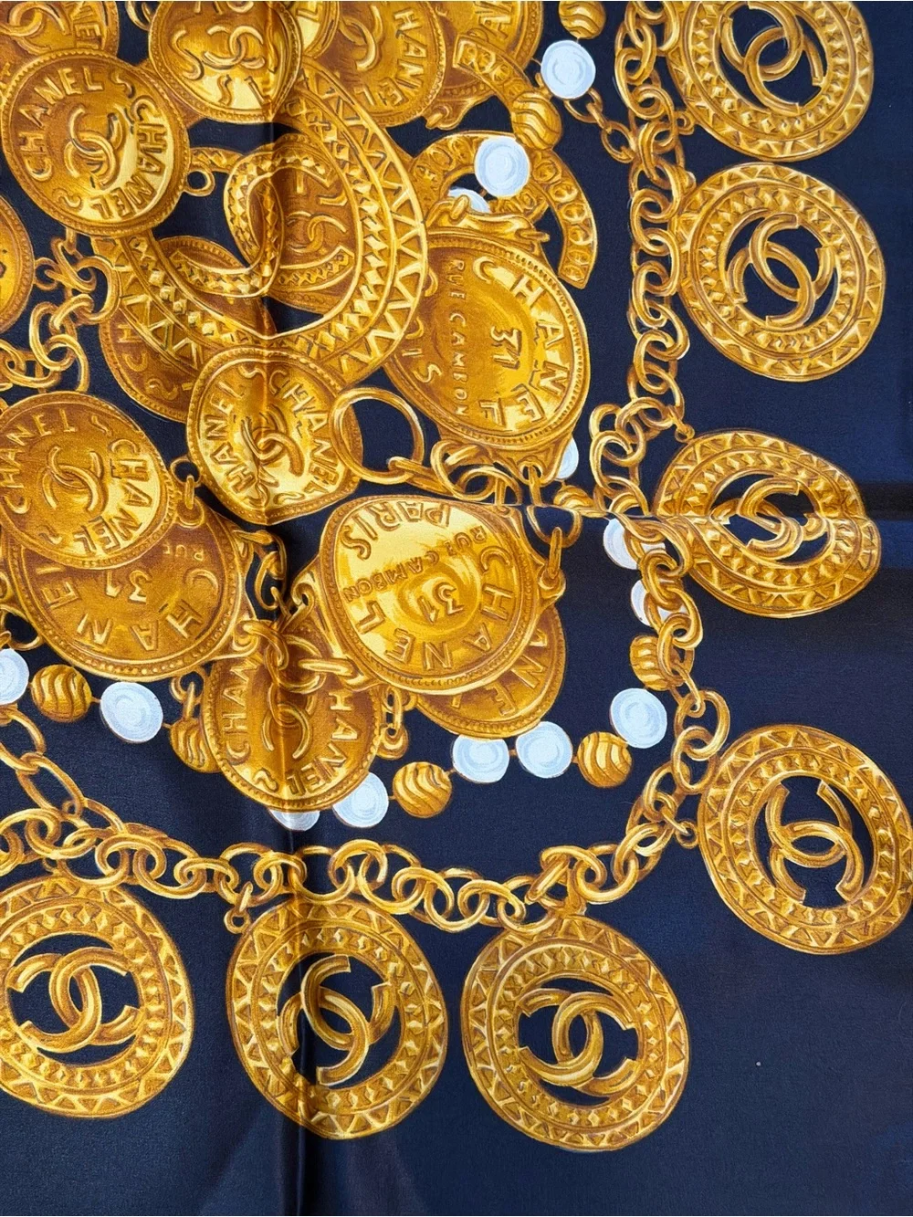 CHANEL elegant silk