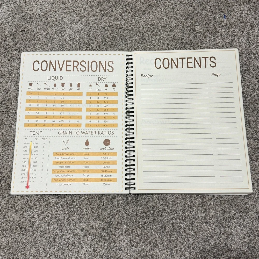 Unbranded spiral bound