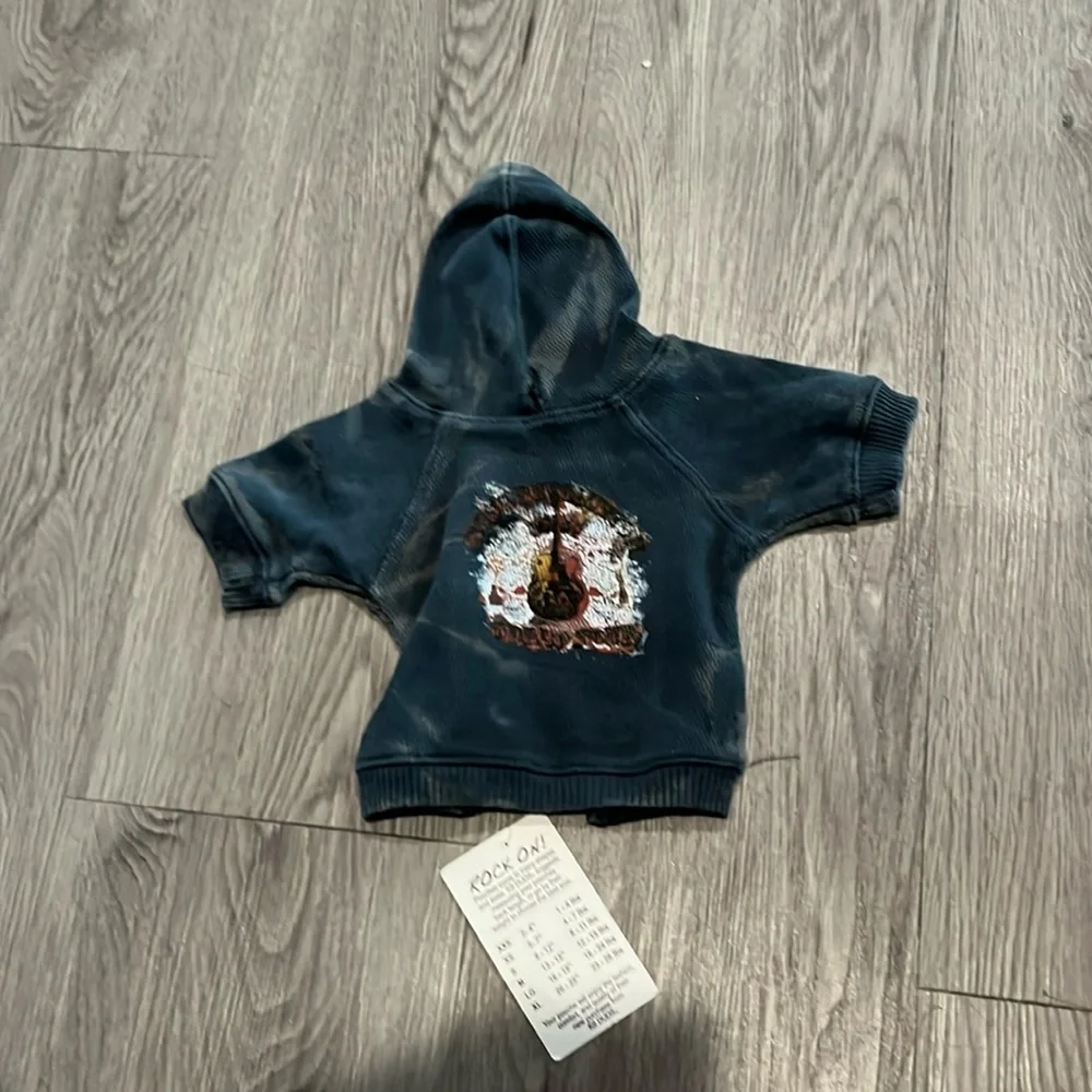 Doggie tie dye hoodie XS