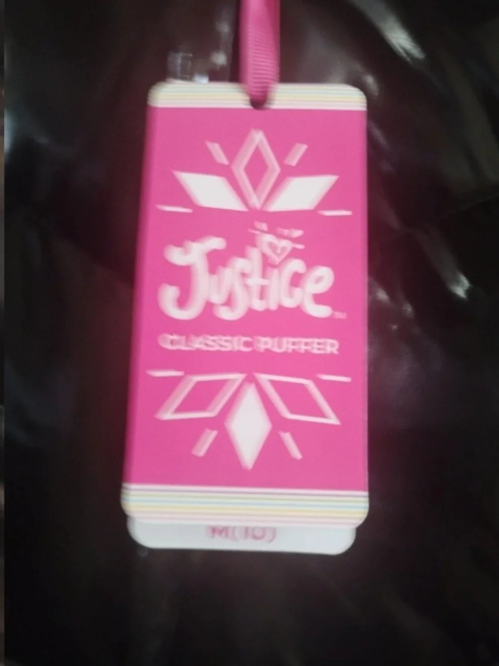 Justice glossy black
