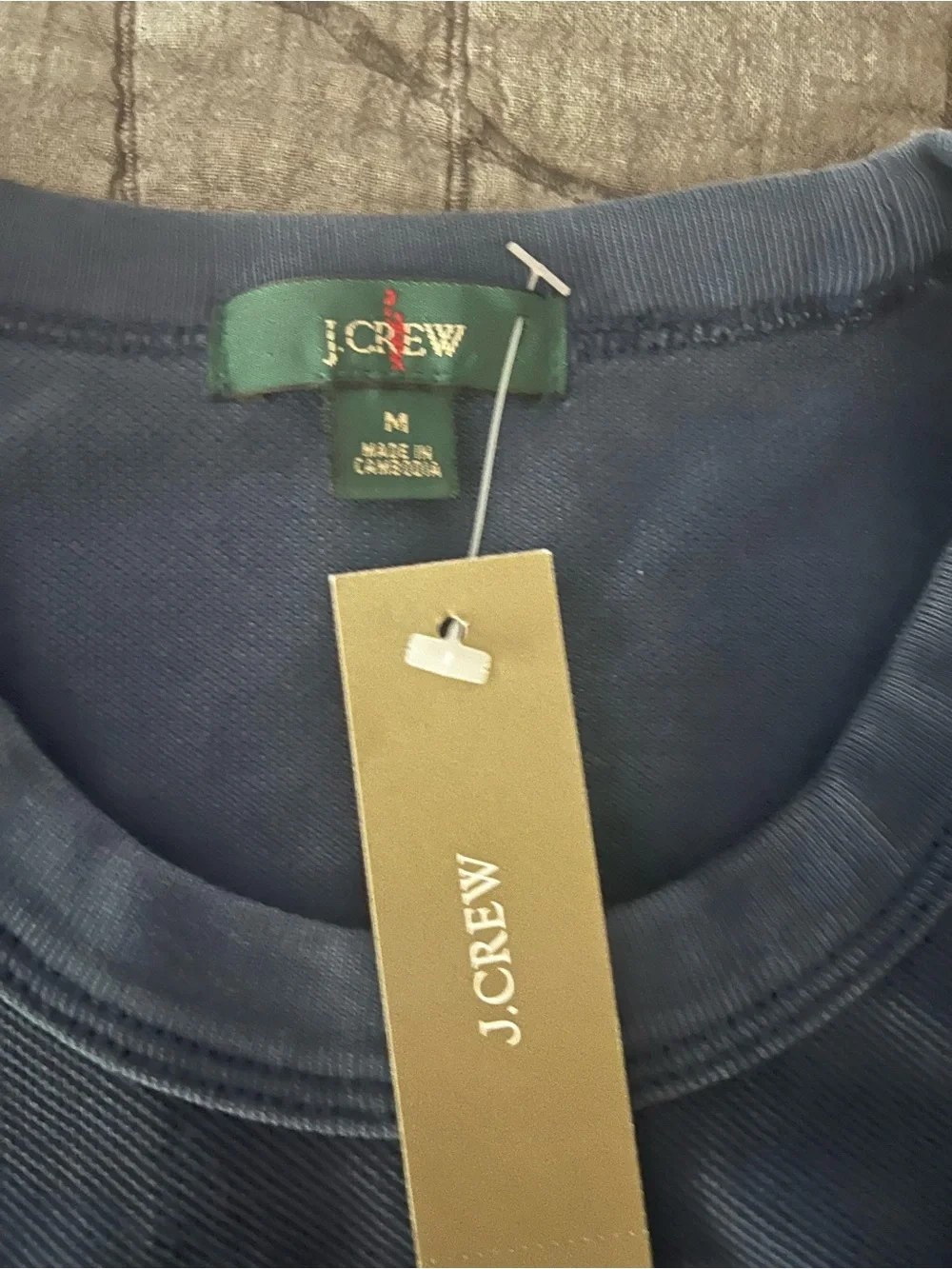 J. Crew Men’s Short-Sleeve Pocket Tee in Navy Blue