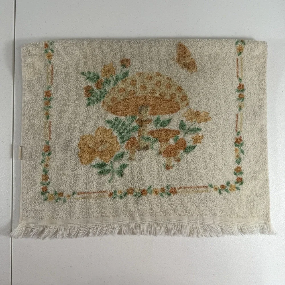 Vintage retro mushroom