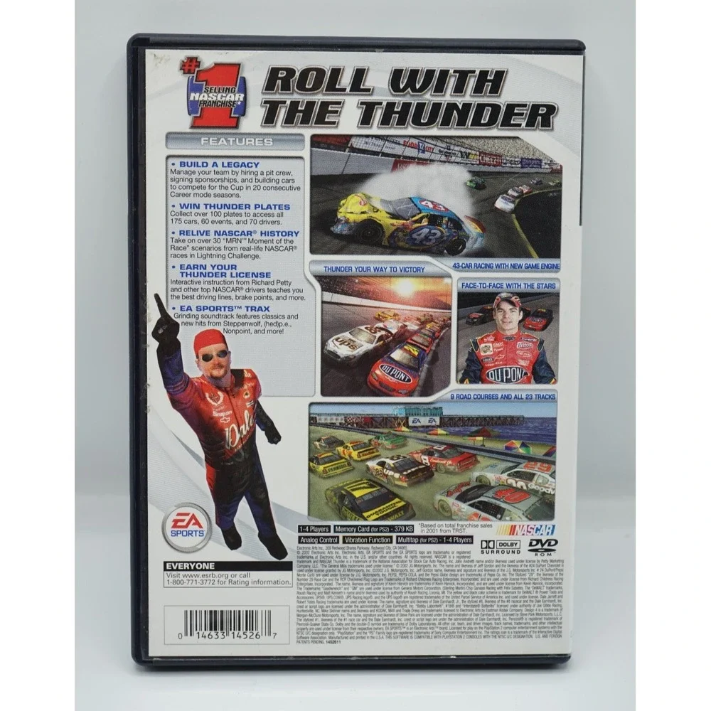 NASCAR Thunder 2003 Sony PlayStation 2 PS2 CIB‎