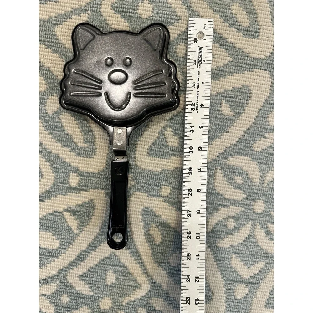 Cat Face Mini Pancake Frying Pan Non-Stick Skillet Cartoon Breakfast Cookware‎