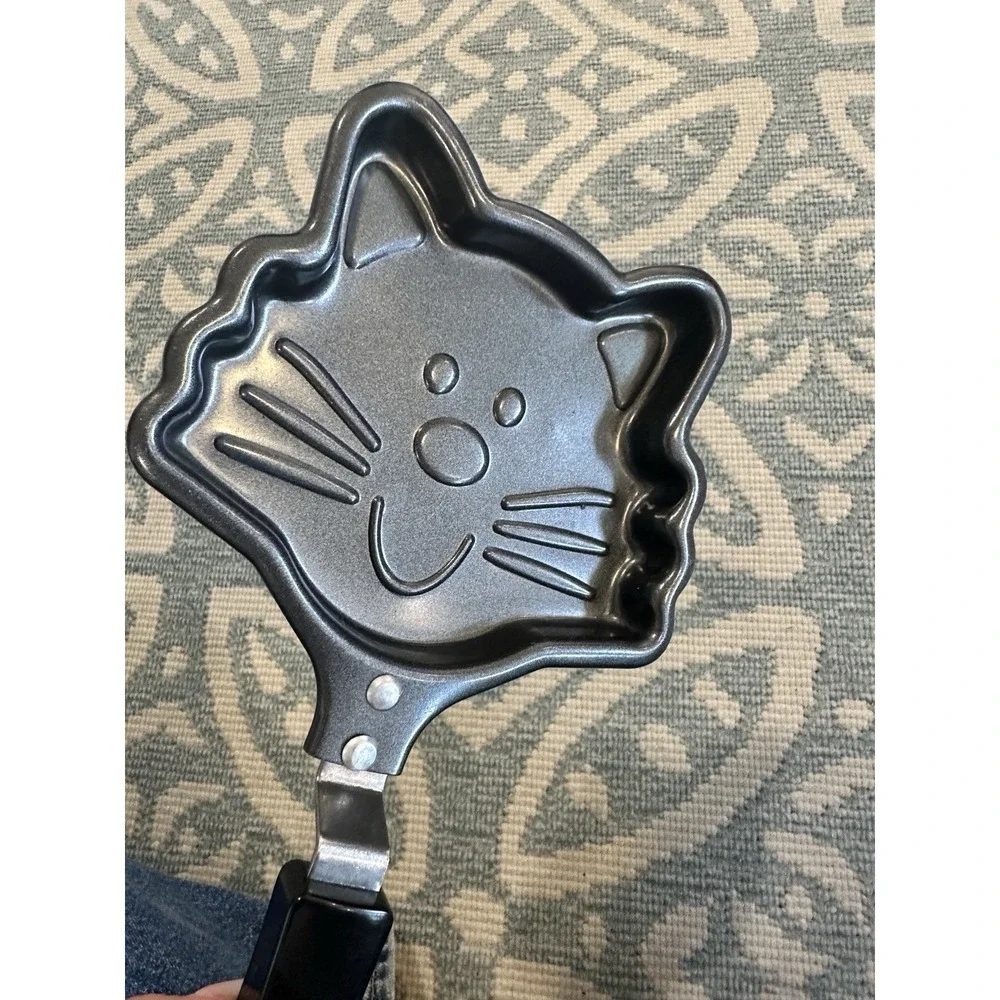 Cat Face Mini Pancake Frying Pan Non-Stick Skillet Cartoon Breakfast Cookware‎
