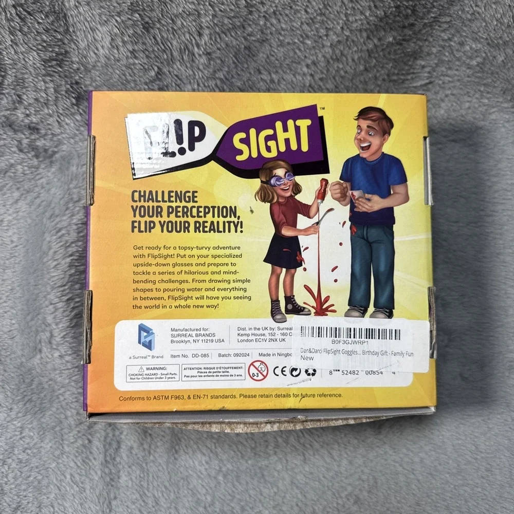 Dan&Darci Flip Sight Reverse VisionChallenge Game for Kids and Families‎