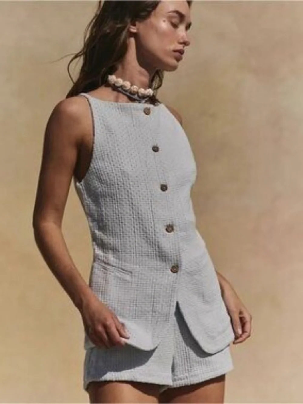 Free People Coastal Classy Set In Morning Frost
