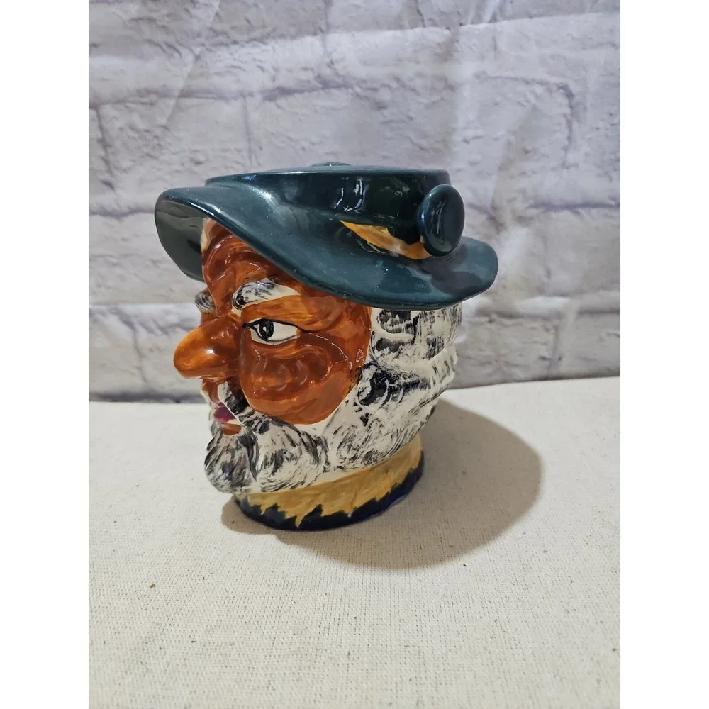 Mk Vintage Toby Winking Man‎ Canister Ice Bucket Marked Mk on Bottom