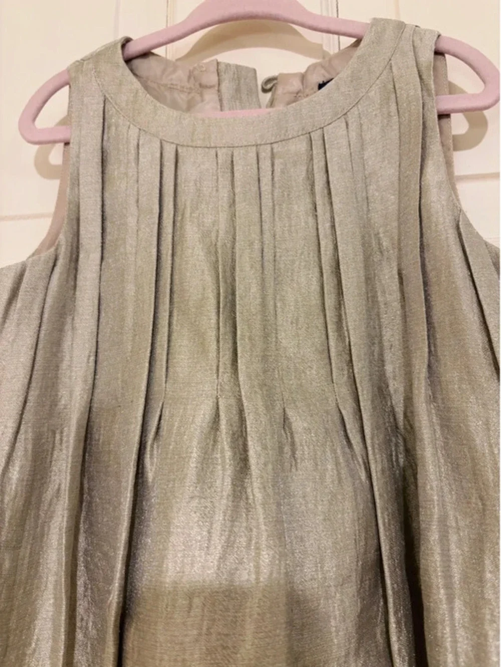 Baby Gap Girl’s Size 5 Gold Sleeveless Party Dress